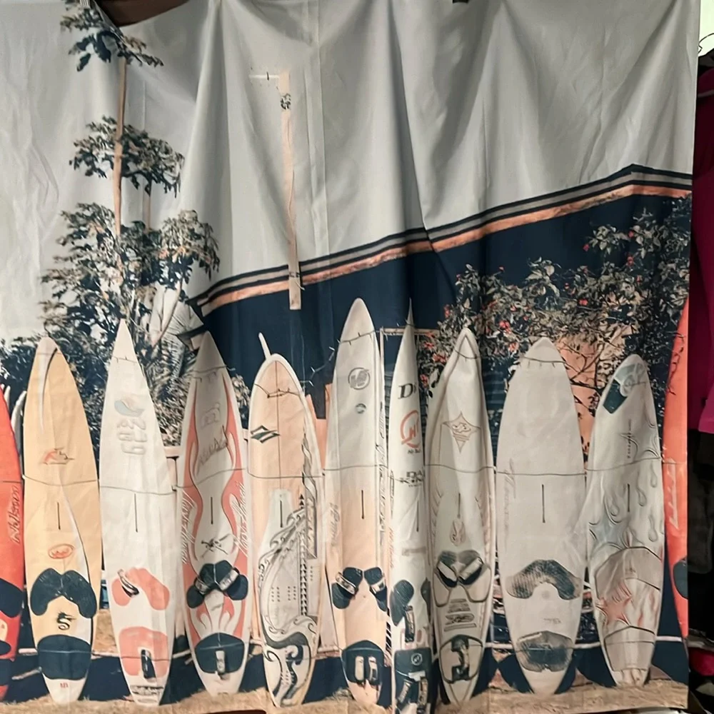 59 inches wide X 50 inches long tapestry